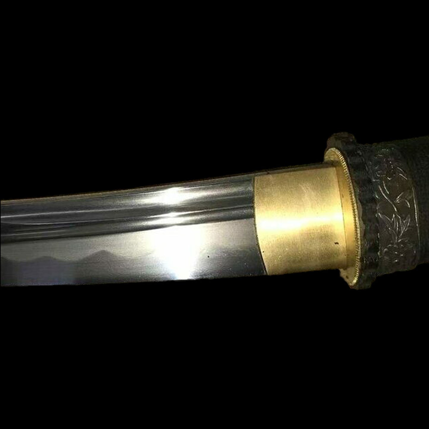 Handforged T-10 Steel Black Tanto