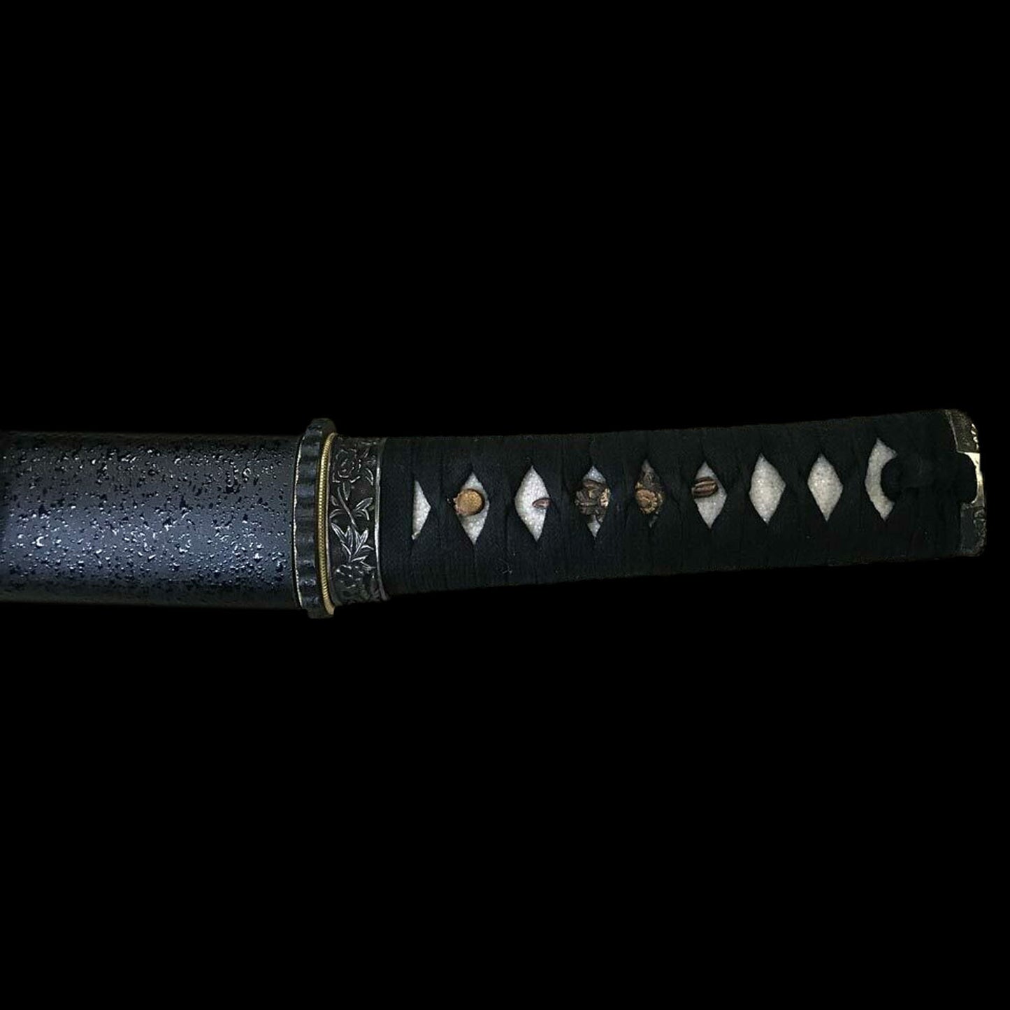 Handforged T-10 Steel Black Tanto